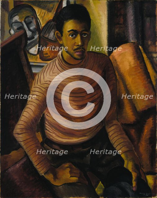 Self-Portrait, 1934. Creator: Malvin Gray Johnson.