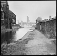 Caldon Canal, Joiner's Square, Hanley, Stoke-on-Trent, Staffordshire, 1965-1968. Creator: Eileen Deste.