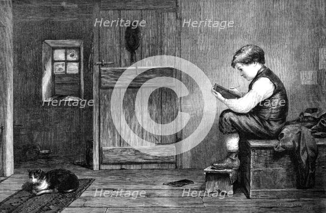 "Drawing from Life," by J. Henderson, 1870. Creator: William Hollidge.