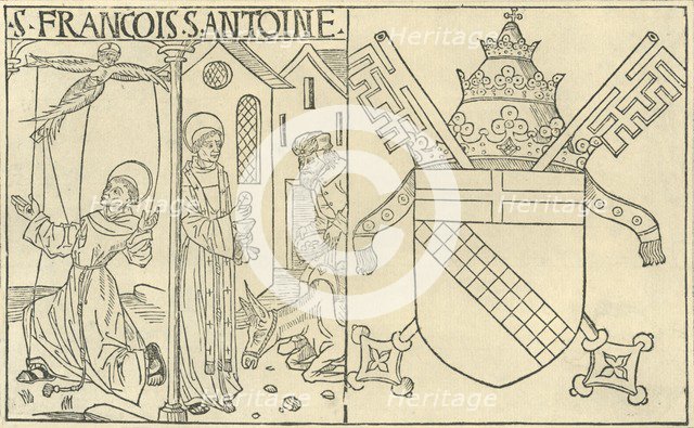 'St. Francis of Assisi and Antony of Padua', 1915. Creator: Unknown.