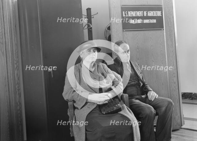 Tenant Purchase applicants, Stockton, California, 1938. Creator: Dorothea Lange.