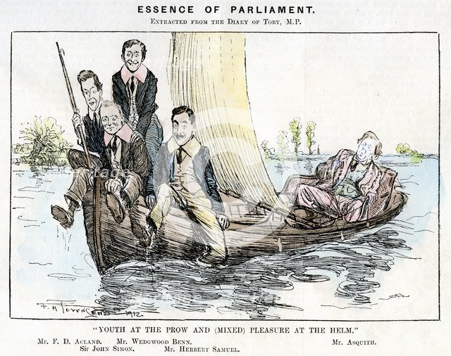 'Youth at the Prow and (Mixed) Pleasure at the Helm', 1912. Artist: Unknown