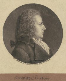 DeWitt Clinton, 1796. Creator: Charles Balthazar Julien Févret de Saint-Mémin.