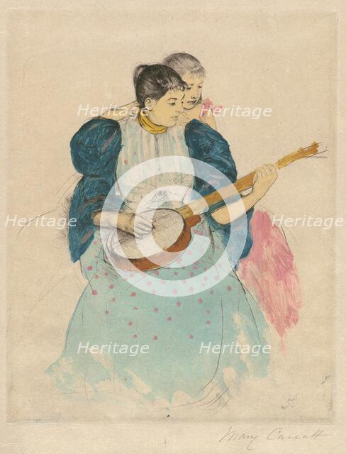 The Banjo Lesson, c. 1893. Creator: Mary Cassatt.