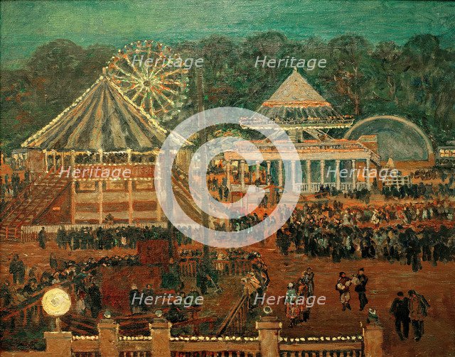 Gorky Central Park of Culture and Leisure, 1933. Creator: Vogeler, Heinrich (1872-1942).