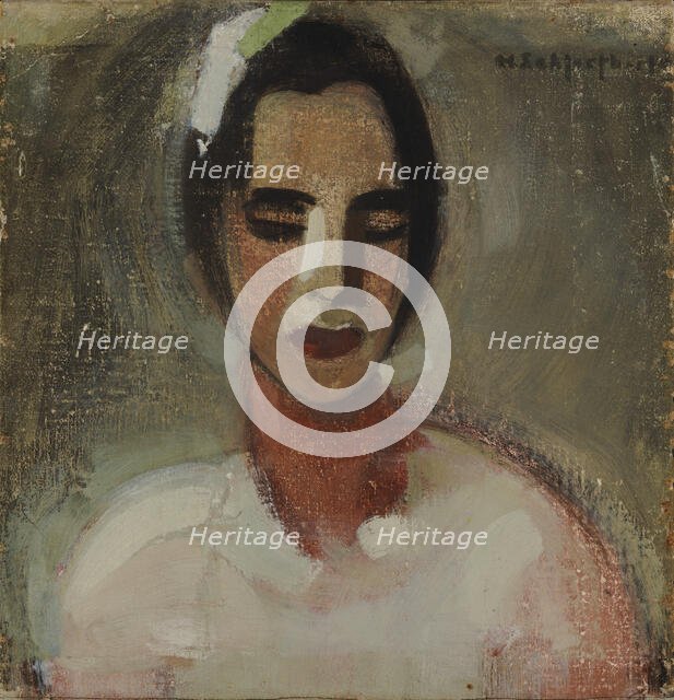 Girl from California I, 1919. Creator: Helene Schjerfbeck.