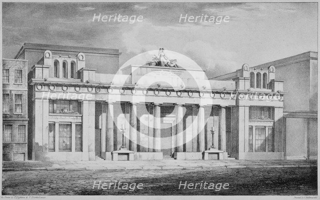 Corn Exchange, Mark Lane, City of London, 1827. Artist: V Bartholomew