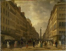 Rue de la Paix, c1829. Creator: Giuseppe Canella.
