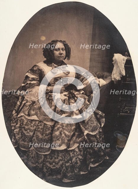 En soirée - janvier 1856, 1856. Creator: Louis-Pierre-Théophile Dubois de Nehaut.