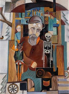 Puppeteer, 1921. Creator: Styrsky, Jindrich (1899-1942).