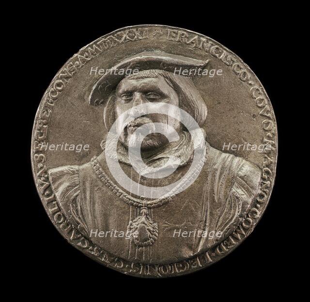 Francisco de los Cobos, c. 1475/1480-1547, Privy Counselor and Chancellor, Art Patron [obverse], 153 Creator: Christoph Weiditz.
