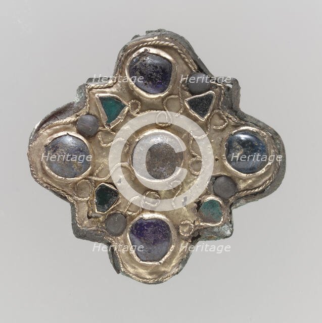 Disk Brooch, Frankish, first half 7th century. Creator: Unknown.