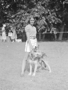 Dog show, East Hampton, Long Island, between 1933 and 1942. Creator: Arnold Genthe.
