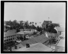 View from hotel, Key West, Fla., c1900. Creator: Unknown.