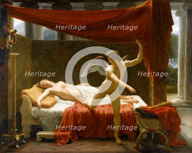Cupid and Psyche. Artist: Picot, François-Édouard (1786-1868)