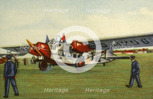 Rohrbach Roland plane, 1920s, (1932). Creator: Unknown.