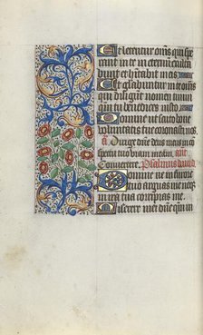 Book of Hours (Use of Rouen): fol. 111v, c. 1470. Creator: Master of the Geneva Latini (French, active Rouen, 1460-80).