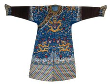Man's (Imperial) Dragon Robe, about 1870. Creator: Unknown.