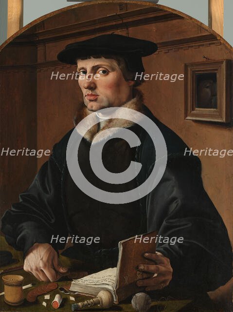 Portrait of a Man, possibly Pieter Gerritsz Bicker, 1529. Creator: Maerten van Heemskerck.