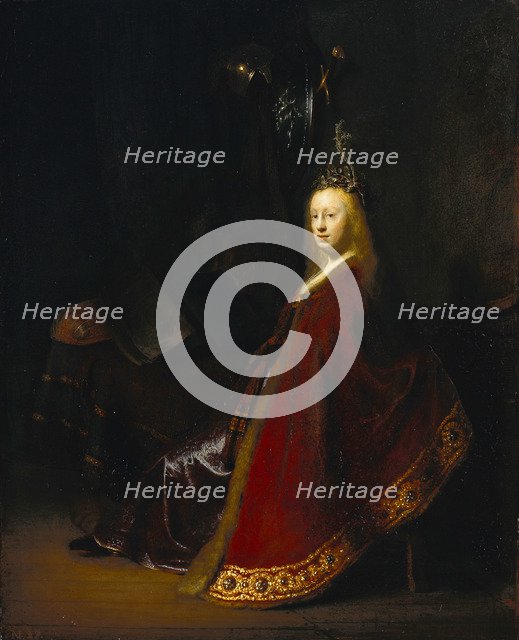 Minerva, 1631. Artist: Rembrandt van Rhijn (1606-1669)