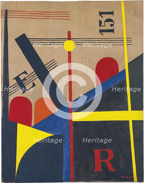 Large Railway Painting, 1920. Artist: Moholy-Nagy, László (1895–1946)