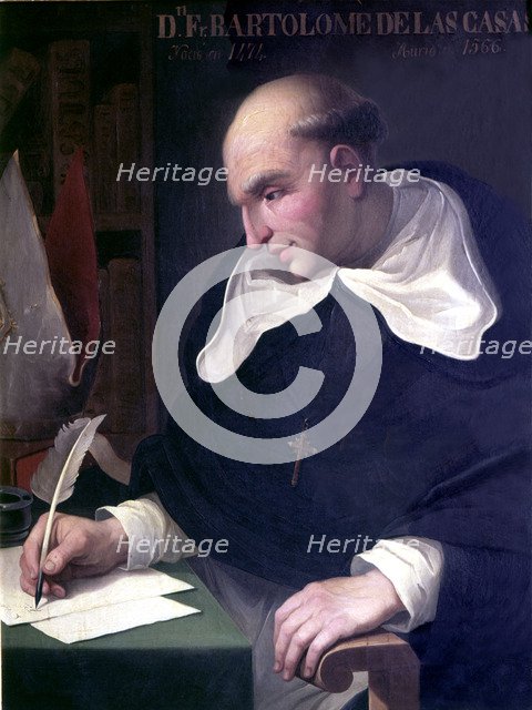 Fray Bartolome de las Casas (1474 -1566), Spanish Dominican.