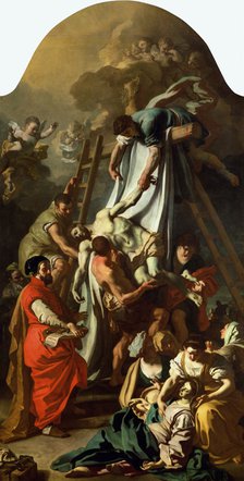 The Descent from the Cross, 1729. Artist: Solimena, Francesco (1657-1747)