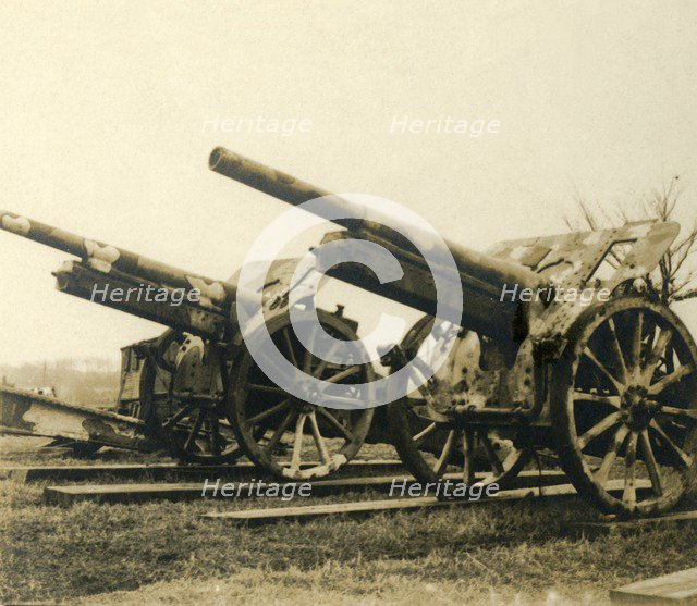 Heavy artillery, c1914-c1918. Artist: Unknown.