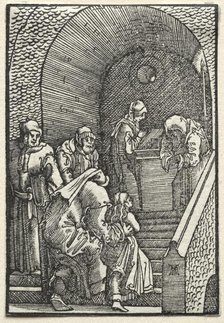The Fall and Redemption of Man: The Presentation of the Virgin in the Temple, 1515. Creator: Albrecht Altdorfer (German, c. 1480-1538).
