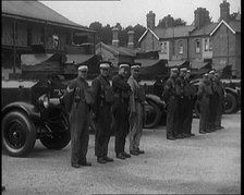 Cavalry Men Showing offTheir New Armoured Cars, 1929. Creator: British Pathe Ltd.