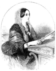 Sydney, Lady Morgan, authoress of "The Wild Irish Girl", 1856.  Creator: Smyth.