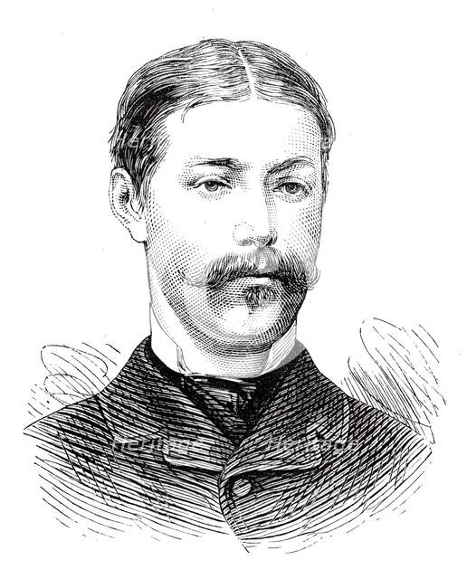 The Universities' Boat-Race, the Oxford Crew: 6. H. J. Stayner, St. John's, 1876. Creator: Unknown.