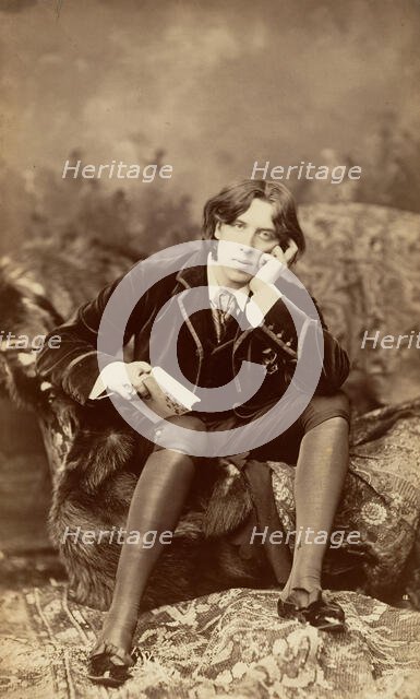Oscar Wilde, 1882. Creator: Napoleon Sarony.