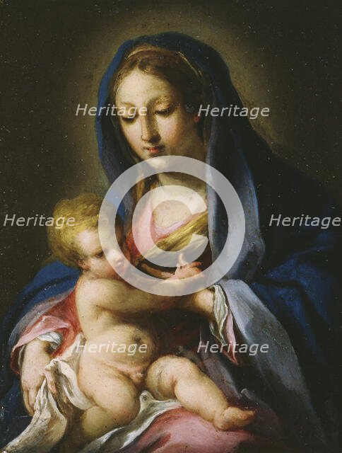 Virgin and Child, 1645-1713. Creator: Follower of Carlo Maratti.
