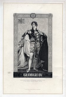 George IV, King of the United Kingdom and Hanover, early 19th century.Artist: Krausse