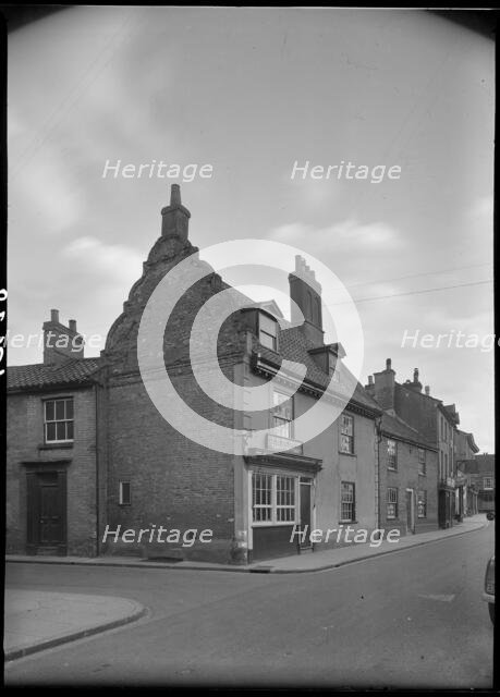 JH Bloom, Butcher's Shop, Church Street, North Walsham, North Norfolk, Norfolk, 1947. Creator: Herbert Felton.