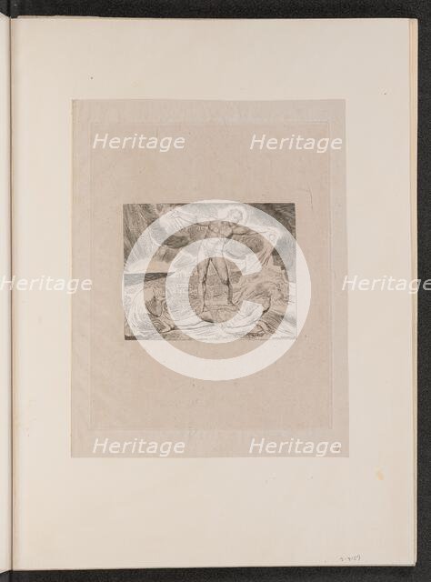 Satan Smiting Job with Boils, 1825. Creator: William Blake.