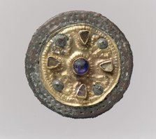 Disk Brooch, Frankish, ca. 550-650. Creator: Unknown.
