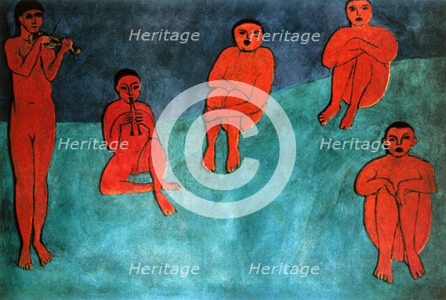 'Music', 1910. Creator: Henri Matisse.