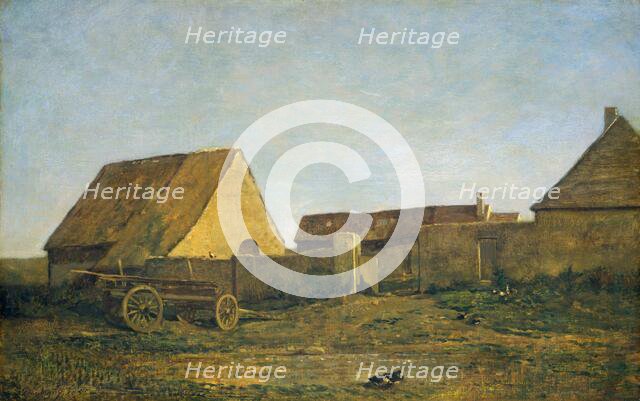 The Farm, 1855. Creator: Charles Francois Daubigny.