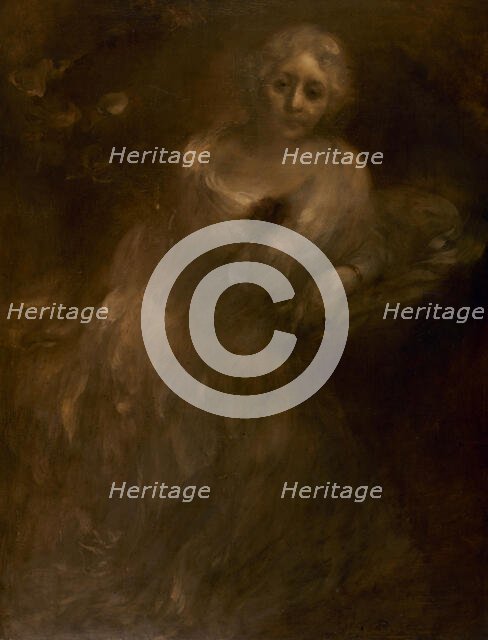 Portrait de Madame Aline Ménard-Dorian, 1905. Creator: Eugene Carriere.