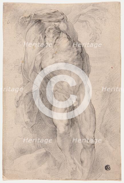 Male Nude Tied to Tree, c. 1620. Creator: Unknown.