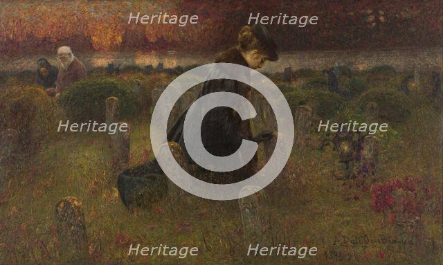 The Loves of Souls, 1898. Creator: Dall'Oca Bianca, Angelo (1858-1942).