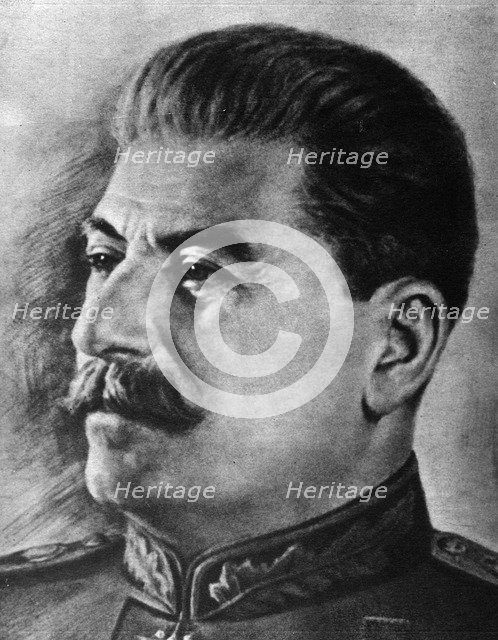 Joseph Stalin (1879-1953). Artist: Unknown