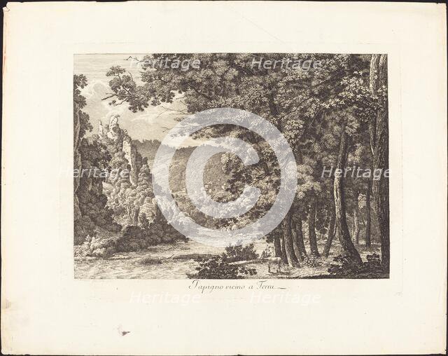 Papigno, vicino a Terni, 1794. Creator: Jacob Wilhelm Mechau.