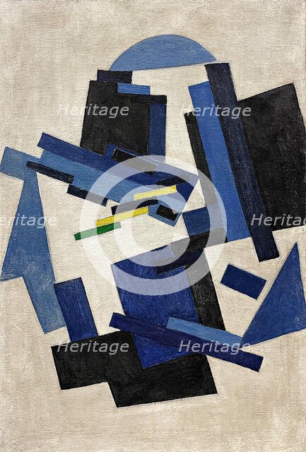 Non-Objective Composition, c1916. Creator: Rozanova, Olga Vladimirovna (1886-1918).