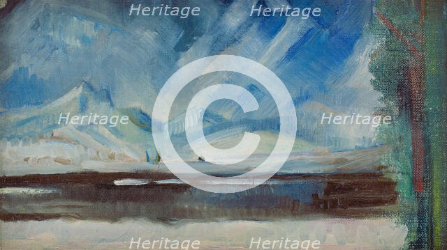 Winter Landscape, 1930-1935. Creator: Arnold Peter Weisz-Kubincan.