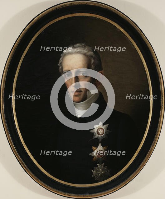 Baron Lars Gabriel von Haartman, 1830-1860. Creator: Timoleon von Neff.