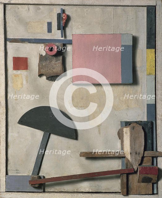 Merzbild Kijkduin, 1923. Artist: Schwitters, Kurt (1887-1948)