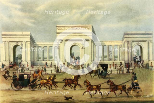 'Hyde Park Corner', 19th century, (1944).  Creator: Unknown.